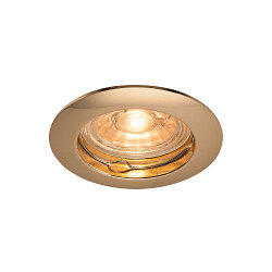 PIKA QPAR51, Ceiling recessed luminaire, fixed, brass