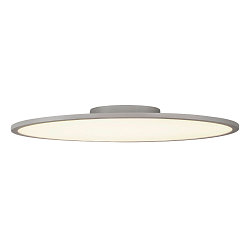 Luminaire de plafond PANEL 60 ROUND rond IP20, gris argent gradable