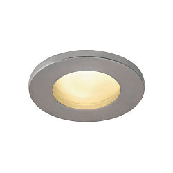 Downlight DOLIX OUT QPAR51 rond, rigide GU10 IP65, chrom� mat gradable