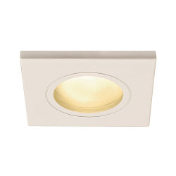 Downlight DOLIX OUT QPAR51 angulaire, rigide GU10 IP65, blanche gradable