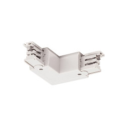 Connecteur en L triphasé S-TRACK ON/OFF version pour montage en surface, terre à l'intérieur
