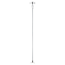 Suspension pendante triphasé S-TRACK - 100CM rigide, mécanique, version pour montage en surface, universal, blanche
