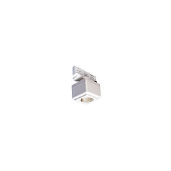 Power socket with Adpater for 3 Phase Tracks, white