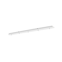 Rosace de plafond pour FITU PD 5 fois, langue blanche