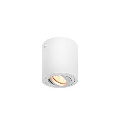 Luminaire de plafond TRILEDO CL cylindrique, pivotant GU10 IP20, blanche gradable