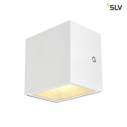 Luminaire mural dextrieur SITRA S WL UP/DOWN haut bas, CCT Switch IP44, blanche 