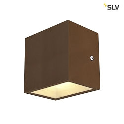 Luminaire mural dextrieur SITRA S WL UP/DOWN haut bas, CCT Switch IP44, rouille 