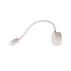 Premium LED Displaylamp DIO FLEX PLATE, with flex arm and switch, 1.9W 45�, 4000K 82lm, white