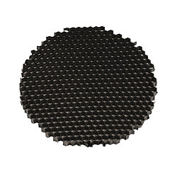 Protection contre l'�blouissement pour DASAR 270 LED rayonnement sym�trique acier inoxydable, noir 