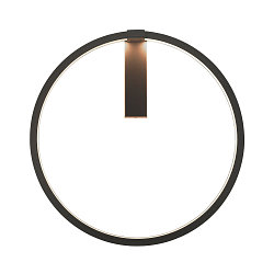Luminaire mural ONE 60 DALI IP20, noir  gradable