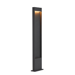Luminaire d'allées FLATT POLE 100CM IP65, anthrazit, marron, bois 