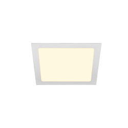 Plafonnier encastr� SENSER 24 DL angulaire IP20, blanche