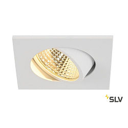 LED Ceiling recessed spot NEW TRIA 68 I CS LED, square, 5,3W, 38, 300lm, incl. driver and clip springs, 2700K, white