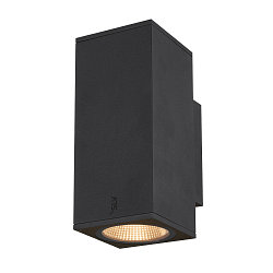Premium-LED Outdoor Wall luminaire ENOLA SQUARE UP/DOWN CCT, IP65 IK02, M-size, 19W 3000 / 4000K 1480 / 1680lm 38�, CRi>90