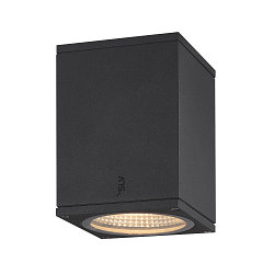 Plafonnier ext�rieur ENOLA SQUARE CCT IP 65, anthrazit, transparent 