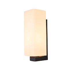 Wall luminaire QUADRASS Indoor, E27, black