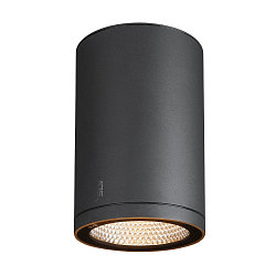 Premium-LED Outdoor Ceiling luminaire ENOLA ROUND CCT, IP65 IK02, L-size, 35W 3000 / 4000K 2500 / 2800lm 38, CRi>90, anthracite