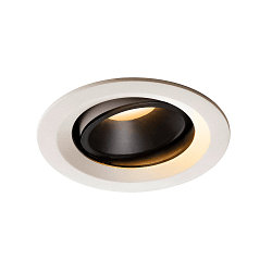 LED Ceiling recessed luminaire NUMINOS DL M, 2700K, IP20, rotatable / pivotable, 55�, 1460lm, UGR 21, white/black