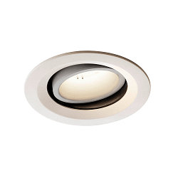 LED Ceiling recessed luminaire NUMINOS DL M, 4000K, IP20, rotatable / pivotable, 20�, 1750lm, UGR 20, white/white