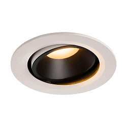 LED Ceiling recessed luminaire NUMINOS DL L, 2700K, IP20, rotatable / pivotable, 40�, 2150lm, UGR 20, white/black