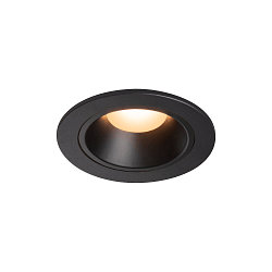 Plafonnier encastr� NUMINOS DL S IP20, noir 
