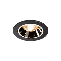 LED Ceiling recessed luminaire NUMINOS DL S, 2700K, IP20, 40�, 690lm, UGR 16, black/chrome