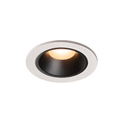 LED Ceiling recessed luminaire NUMINOS DL S, 2700K, IP20, 20�, 670lm, UGR 18, white/black
