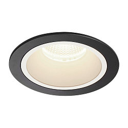 LED Ceiling recessed luminaire NUMINOS DL L, 4000K, IP20, 40�, 2450lm, UGR 19, black/white