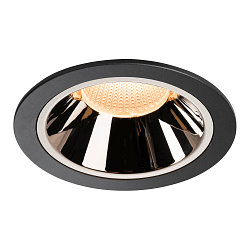 Plafonnier encastr� NUMINOS DL XL IP20, chrome, noir 