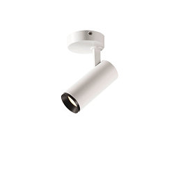 Luminaire de plafond NUMINOS SPOT DALI S contr�lable par DALI IP20, noir, blanche gradable