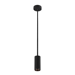 LED Pendant luminaire NUMINOS PD DALI S, 2700K, 60°, 980lm, black/black