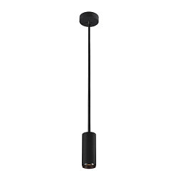 LED Pendant luminaire NUMINOS PD DALI S, 3000K, 60°, 1020lm, black/black