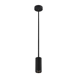 LED Pendant luminaire NUMINOS PD DALI S, 4000K, 36°, 1100lm, black/black