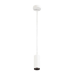 LED Pendant luminaire NUMINOS PD DALI S, 4000K, 36°, 1100lm, white/black
