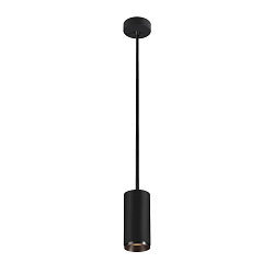 LED Pendant luminaire NUMINOS PD DALI M, 3000K, 24°, 1955lm, black/black