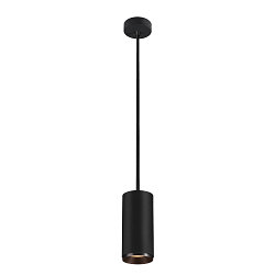 LED Pendant luminaire NUMINOS PD DALI L, 3000K, 36°, 2340lm, black/black
