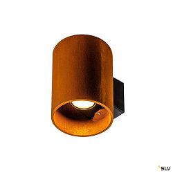 Luminaire mural dextrieur RUSTY UP/DOWN WL LED haut bas, rond, CCT Switch IP65, rouille 