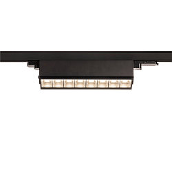 Luminaire triphas� SIGHT MOVE DALI IP20, mat, noir 