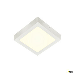 LED Wall / Ceiling luminaire SENSER 18 CW, square, 880lm, IP20, white, 13W, 4000K