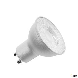LED reflector lamp QPAR51, GU10, 6W 2700K 460lm 38, CRi >90, dimmable, gray