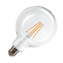 Globe de filament d'ampoule G125 CLEAR dimmable G125 clair E27 7,5W 800lm 2700K 320� CRI >90 gradable