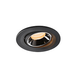 Plafonnier encastr� NUMINUS MOVE S IP20, chrome, noir 