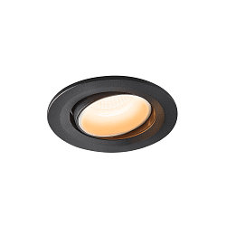 Plafonnier encastr� NUMINUS MOVE S IP20, noir , blanche
