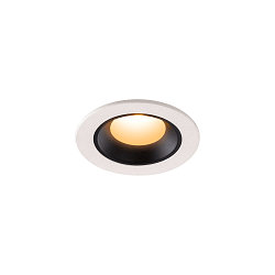 Plafonnier encastr� NUMINOS XS IP20/IP44, noir , blanche