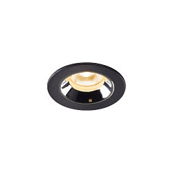 Plafonnier encastr� NUMINOS XS IP20/IP44, chrome, noir 