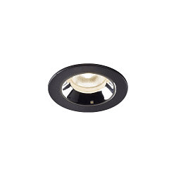 LED Ceiling recessed luminaire NUMINOS� XS, 4000K, 20�, black/chrome