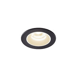 LED Ceiling recessed luminaire NUMINOS� XS, 4000K, 40�, black/white