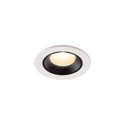 LED Ceiling recessed luminaire NUMINOS� XS, 4000K, 55�, white/black