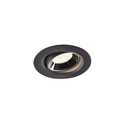 Plafonnier encastr� NUMINOS MOVE XS IP20, chrome, noir 