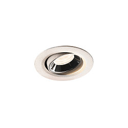 Plafonnier encastr� NUMINOS MOVE XS IP20, chrome, blanche